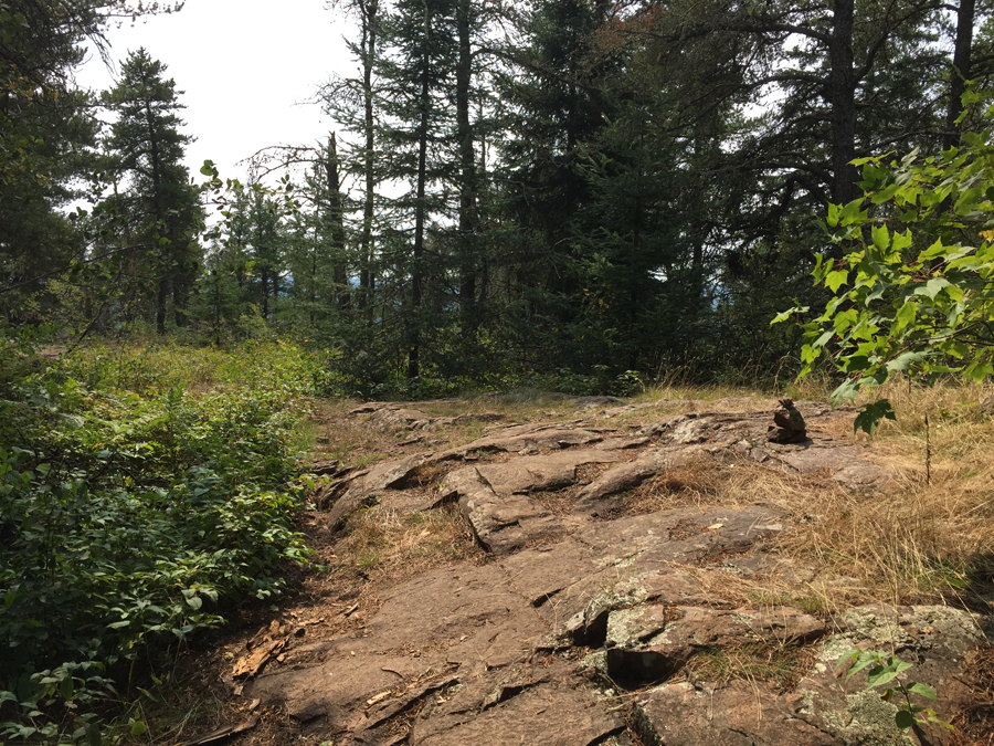 Summit Trail on Eagle Mountain in BWCA of Minnesota